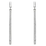 Signature 925 Collecton Silver Long Drop Earrings