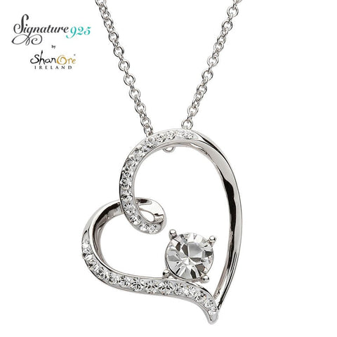 Signature 925 Collection Heart Pendant Necklace