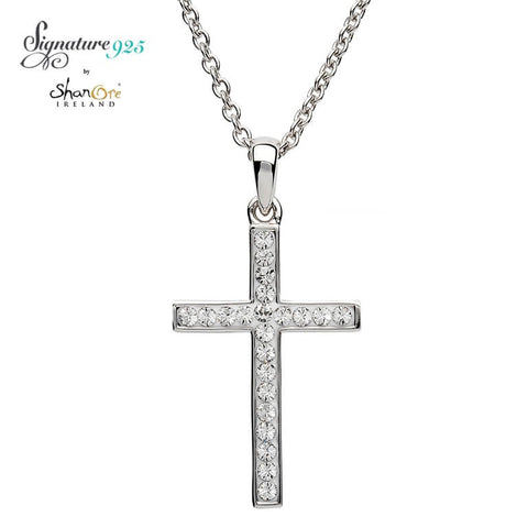 Signature 925 Collection Simple Style Cross Necklace
