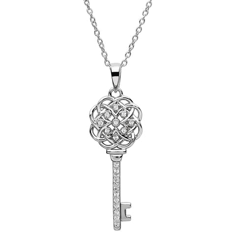ShanOre Celtic Key Pendant Necklace