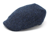 Blue/Black Donegal Touring Tweed Cap