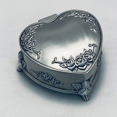 Roses Heart Shaped Jewelry Box