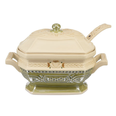 Tureen with Lid and Ladle Dish