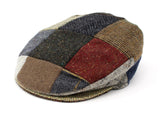Vintage Cap Patchwork Tweed Hat