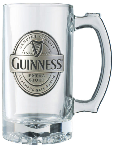 Guinness Tankard with Pewter Logo