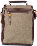 Traditional Tweed & Leather Bag with Handle