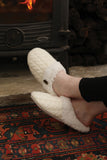 Irish Cable Knit Adult Slippers
