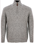 Donegal Blend Zip Neck Sweater