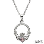 ShanOre Claddagh Birthstone June Necklace