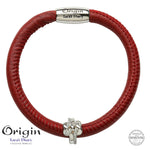 Red Leather Origin Bracelet
